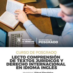 Lecto comprensión de textos jurídicos y derecho internacional en idioma ingles - CURSADO 2026